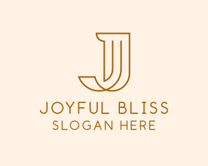 Elegant Corporate Firm Letter J  logo design