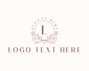 Floral Eco Wreath logo