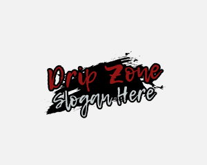 Thriller Grunge Graffiti logo design