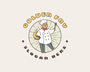 Cartoon Chef Cook logo design