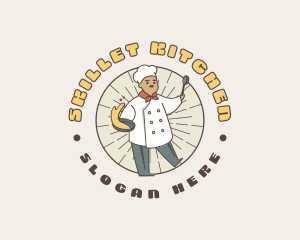 Cartoon Chef Cook logo design