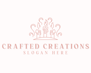 Candle Wax Decoration logo design