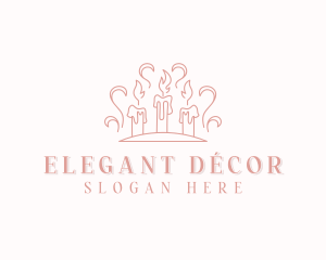 Candle Wax Decoration logo design