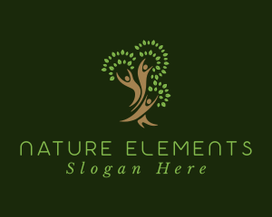 Family Nature Tree logo design