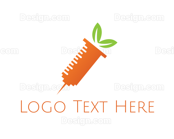 Carrot Health Syringe Logo