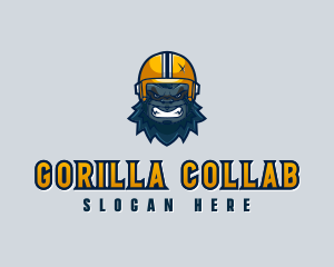 Gorilla Football League logo design