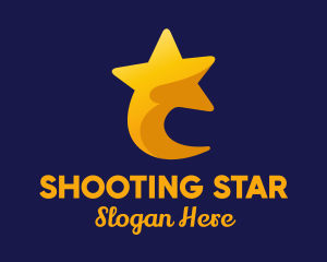 Modern Shooting Star  logo design