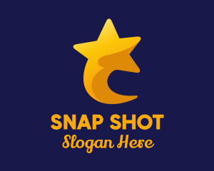 Modern Shooting Star  logo design