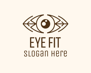 Brown Native Eye logo design