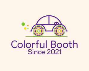 Colorful Toy Car  logo design