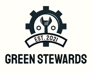 Mechanic Gear Badge logo design