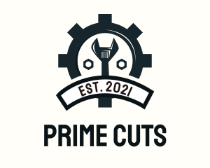 Mechanic Gear Badge logo design