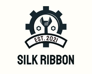 Mechanic Gear Badge logo design