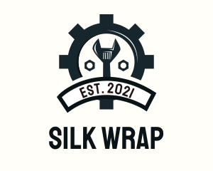 Mechanic Gear Badge logo design