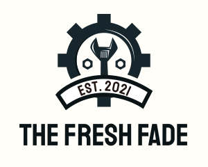 Mechanic Gear Badge logo design