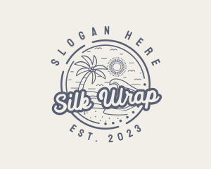 Beach Resort Vacation logo design