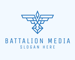 Military Wings Crest logo design