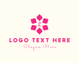 Star Flower Petals Logo
