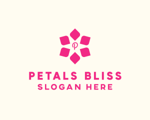 Star Flower Petals logo design