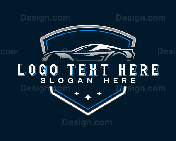 Sedan Vehicle Garage Logo