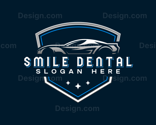 Sedan Vehicle Garage Logo