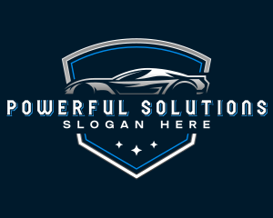 Sedan Vehicle Garage logo design