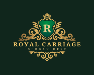 Elegant Royal Shield  logo design