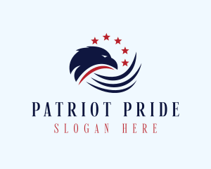 United States Eagle Patriot logo design