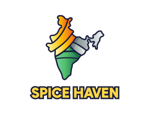 Colorful Indian Outline logo