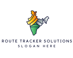 Colorful Indian Outline logo design