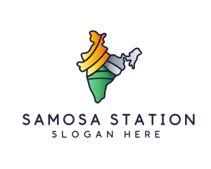 Colorful Indian Outline logo