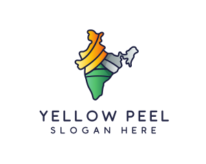 Colorful Indian Outline logo design