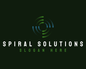 Ai Spiral Motion logo design