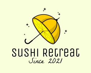 Lemon Fruit Umbrella  logo design