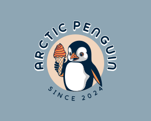 Ice Cream Penguin logo