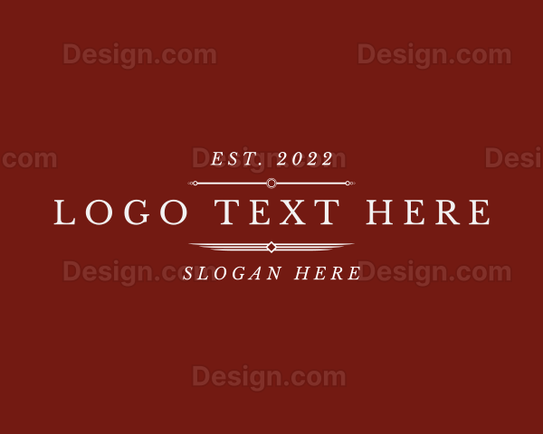 Elegant Upscale Business Logo