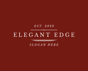 Elegant Upscale Business logo design