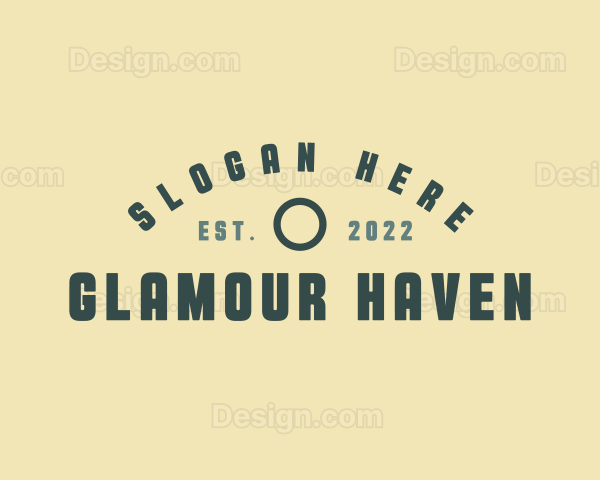 Simple Hipster Brand Logo