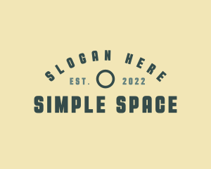 Simple Hipster Brand logo design