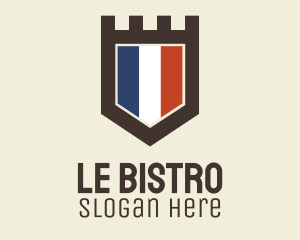 French Flag Crest logo