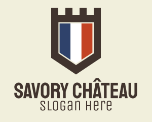 French Flag Crest logo