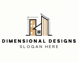 Architecture Design Draft logo design