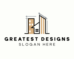 Architecture Design Draft logo design