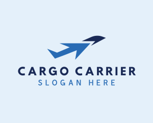 Arrow Cargo Airplane logo design