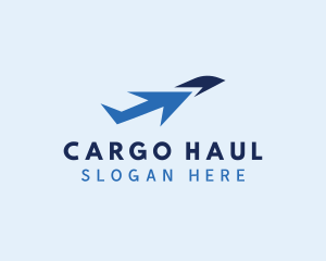 Arrow Cargo Airplane logo design