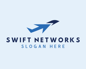 Arrow Shipper Airplane logo