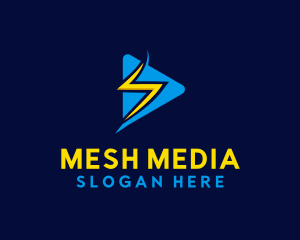 Thunderbolt Media Player logo design