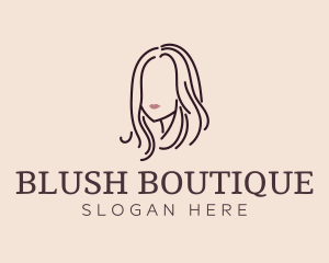 Beautiful Hair Woman logo