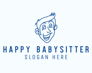 Happy Guy Face logo design