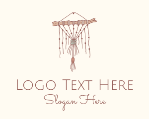 Branch Beads Macrame Curtain logo